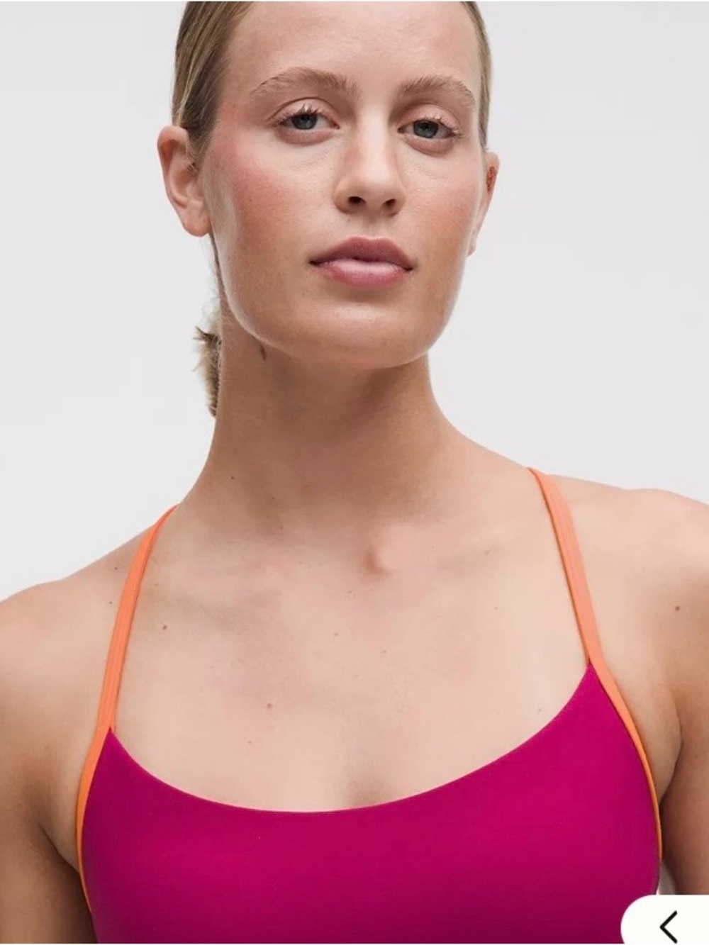 Flow Y Bra Light Support,A/B Cup
Updated Design
Color Raspberry Rave/Orange Punc - Picture 4 of 9